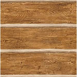 Chinking Chestnut Wood Panel Paper Strippable Roll Wallpaper (Covers 56.4 sq. ft.)