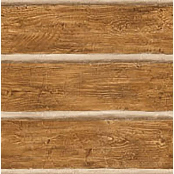 Chesapeake Chinking Chestnut Wood Panel Chestnut Wallpaper Sample