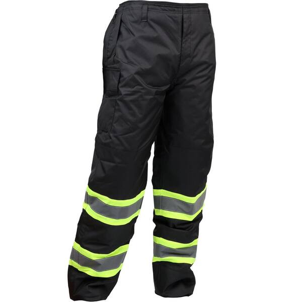 Hi Vis Bib & Brace Waterproof Dungarees Reflective Safety Workwear