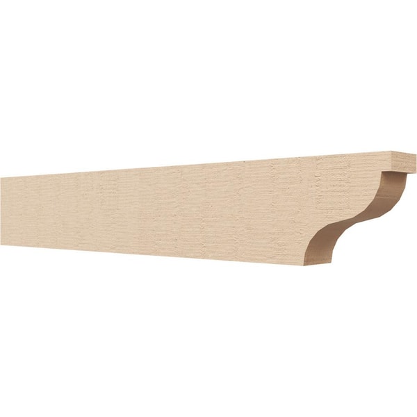 2-in. x 4-in. x 24-in. Garner Woodgrain, Primed Tan Timberthane Polyurethane Rafter Tail Brace