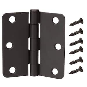 2 Pack 4 inch Decorative Hinges Black Wrought Iron Hinges Decorative Hinges  Small Flush Mount Western Style Hinges Vintage Furniture Hardware The