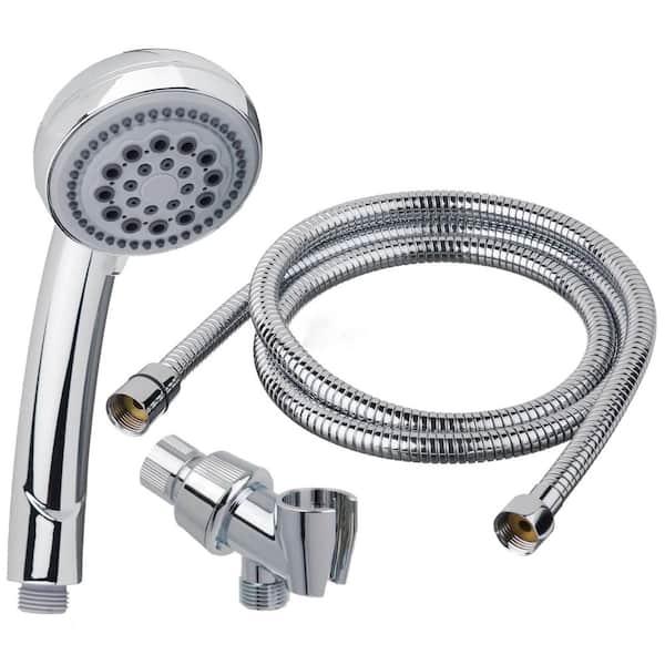 Unbranded Roxy 4-Spray Wall Mount Handheld Shower Head 1.5 GPM in Chrome 16GS-37765