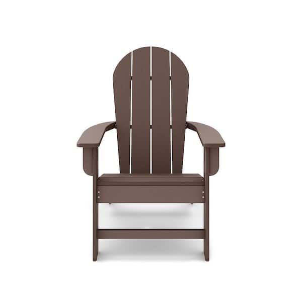 Unbranded Brown AuroraScape HDPE Adirondack Chair