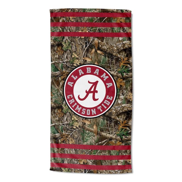NCAA Alabama Real Tree Stripes Beach Towel