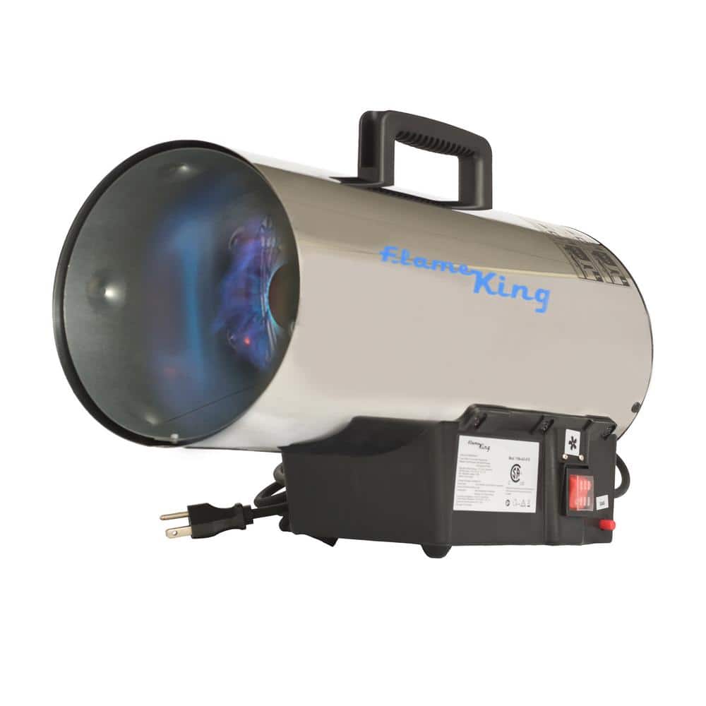 Flame King 60,000 BTU Output Portable Forced Air Propane Heater Blower