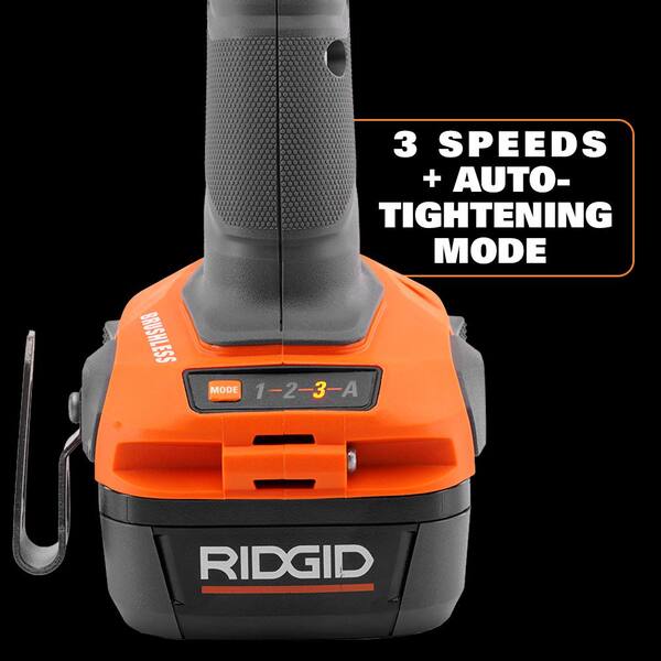 RIDGID 18V SubCompact Brushless Cordless 2-Tool Combo Kit w/ 3/8