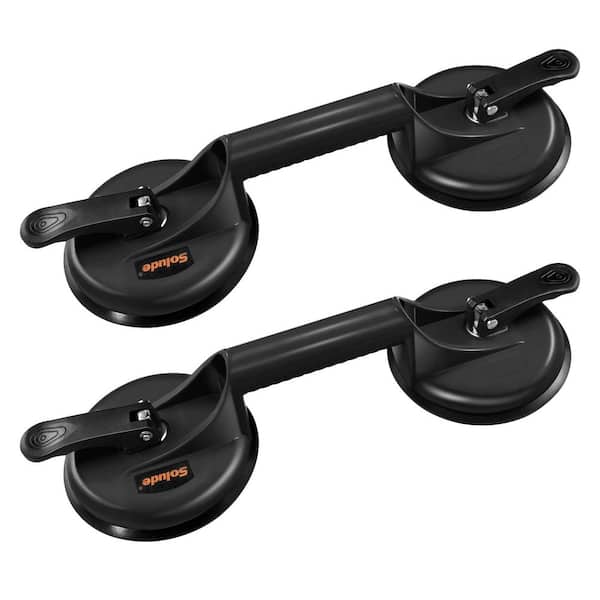 4.7 in. Floor Suction Cups with Aluminum Handle 187 lbs. Load Capacity (2-Pack)