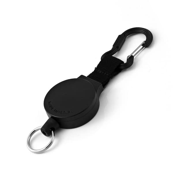 KEY-BAK MID6 Retractable Carabiner Keychain with 36 in. Retractable Cord, 6 oz. Retraction, Carabiner, 10 Keys 0006-011 - The Home Depot