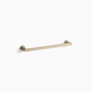 Composed 18 in. Towel Bar in Vibrant Brushed Bronze