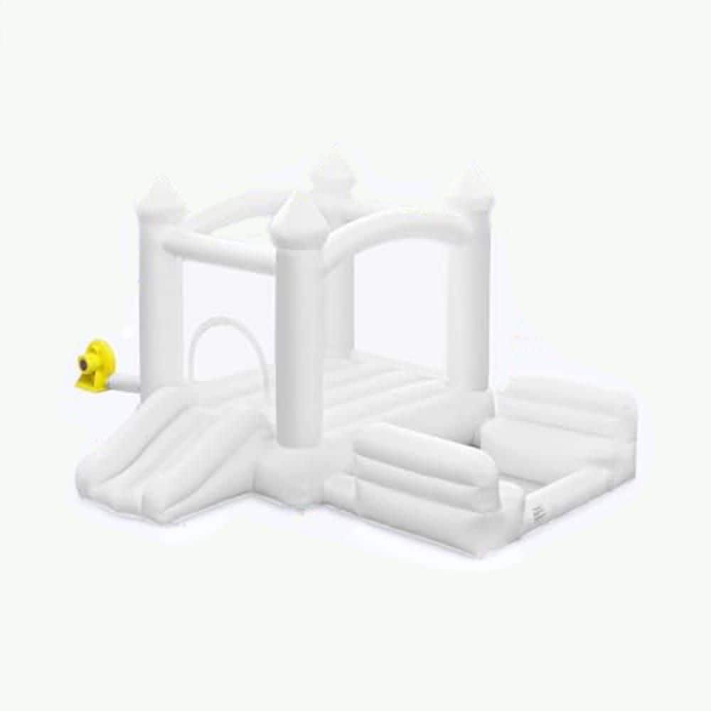 White Bounce House with Slide 10x6x6FT Oxford Cloth Ball Pit Rest Chair 370W Blower 1 Pack price history on PriceWatchPro