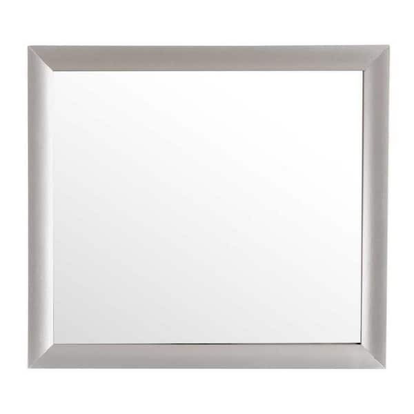 AndMakers Marilla 35 in. x 39 in. Modern Rectangle Framed Dresser Mirror