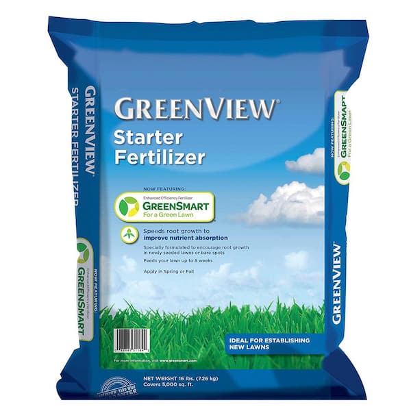 GreenView 16 lbs. Starter Fertilizer, Covers 5,000 sq. ft. (10-18-10)
