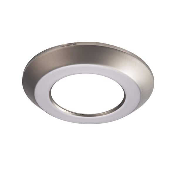 HALO SLD 4 in. Satin Nickel Recessed Lighting Retrofit Replaceable Trim Ring