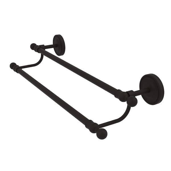 Allied Brass Regal Collection 18 in. Wall Mounted Double Towel Bar in Oil Rubbed Bronze