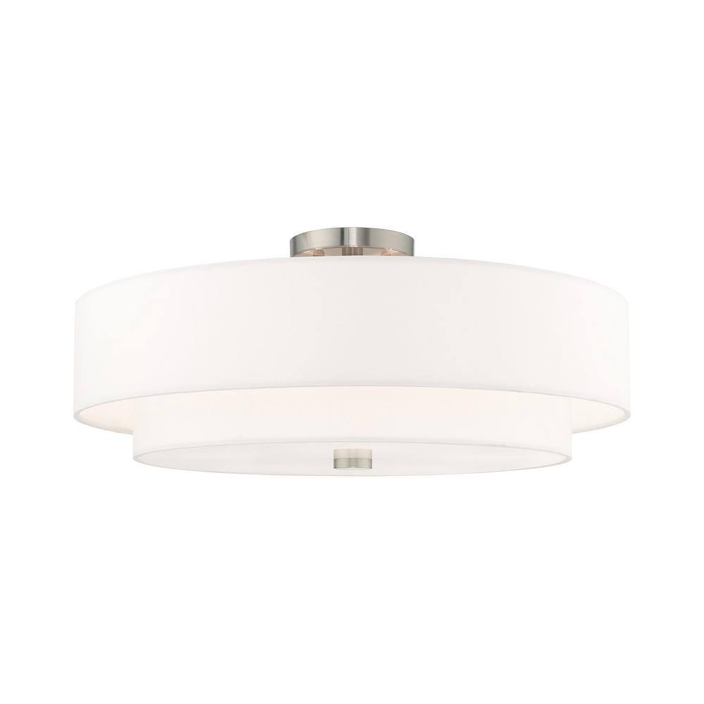 livex lighting semi flush mount