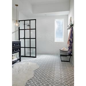 Azila Encaustic 8 in. x 8 in. Matte Porcelain Floor and Wall Tile (5.16 sq. ft./Case)