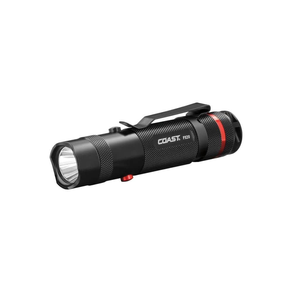 Coast PX20 315 Lumens Dual Color (White and Red) LED Flashlight 19286 The  Home Depot