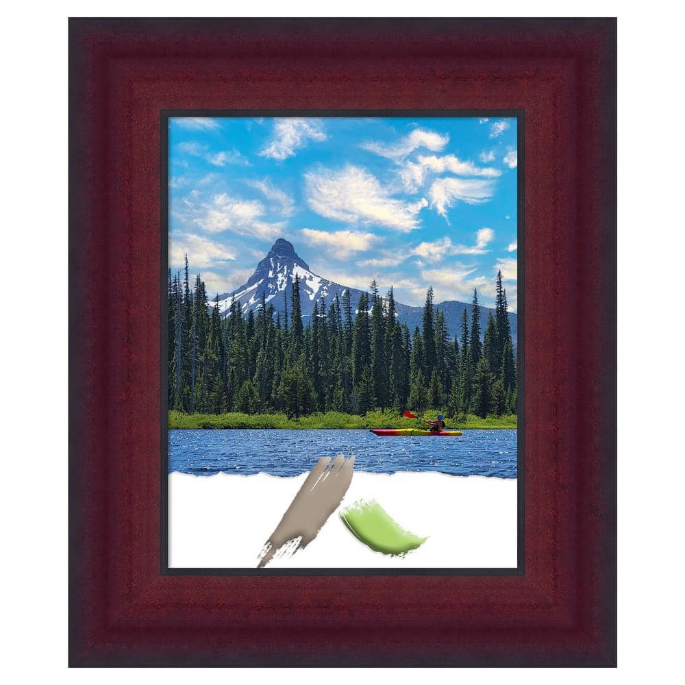 Classic Black and Cherry Wood 11x14 Wall Picture Frame