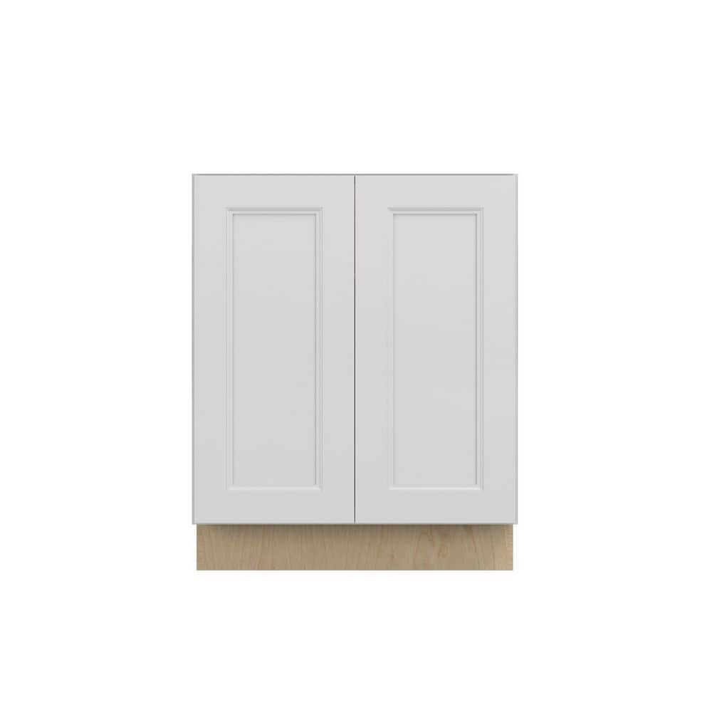 Pembroke Recessed 42 in. W x 34.5 in. H x 24 in. D in Painted White Plywood Assembled Full Height Door Base Cabinet price history on PriceWatchPro