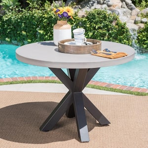 Poppy Circular Stone Outdoor Dining Table