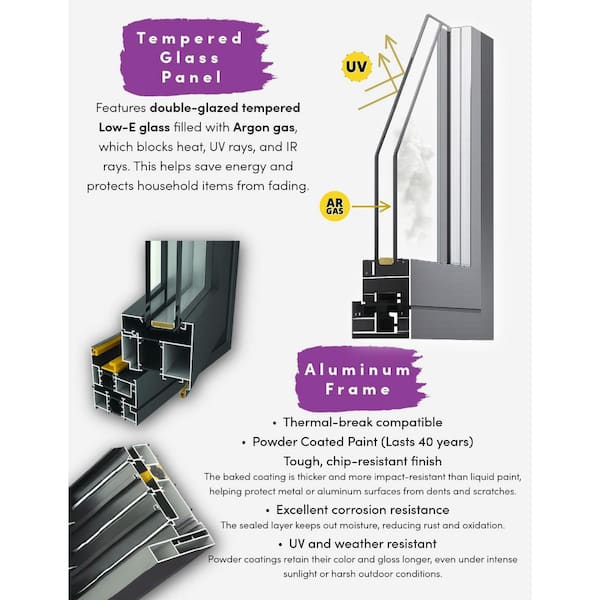 TEZA DOORS Teza 85 Series 96 in. x 80 in. Gloss White Left to