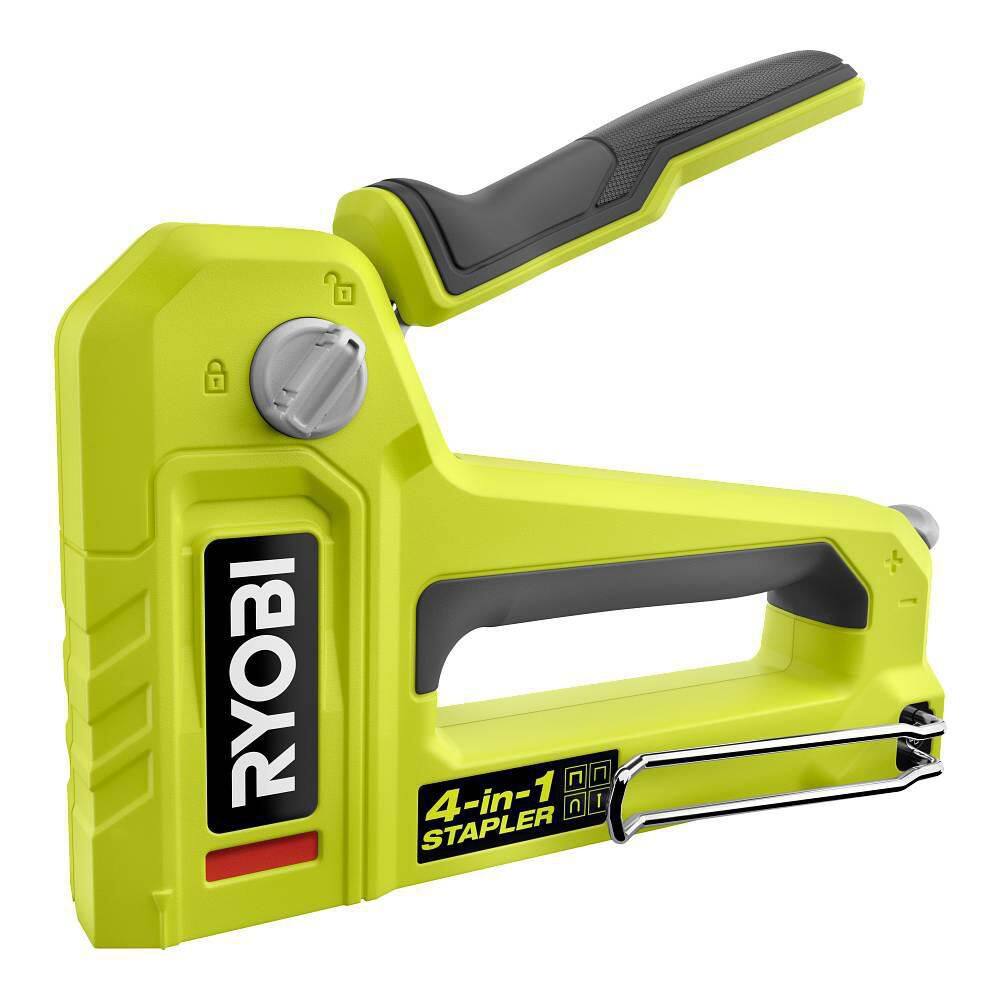 RYOBI Heavy Duty 4-in-1 Stapler - Electric Stapler For Staples & Brad Nails