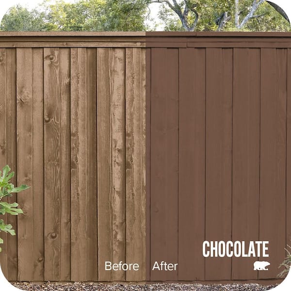1 gal. #SC-129 Chocolate Solid Color House and Fence Exterior Wood Stain
