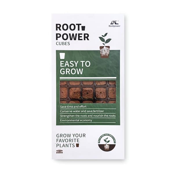 Zeus & Ruta 50 Peat PelletSeed Starter Kit with tray for In-Ground Use, Gardens and Raised Beds, Flowers, Vegetables, Trees, Shrubs