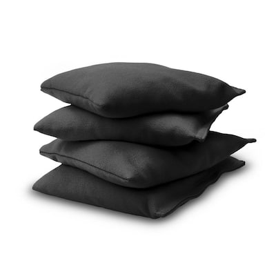 Regulation Cornhole Bean Black Bag Sets 4-Bags
