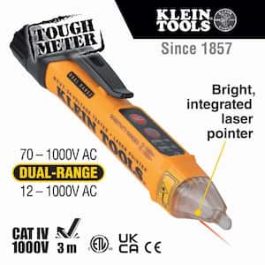Dual Range Non Contact Voltage Tester with Laser Pointer 12-1000V AC