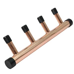 1-1/4 in. x 3/4 in. 4 Branch Copper Manifold Type L-4 in. On Center