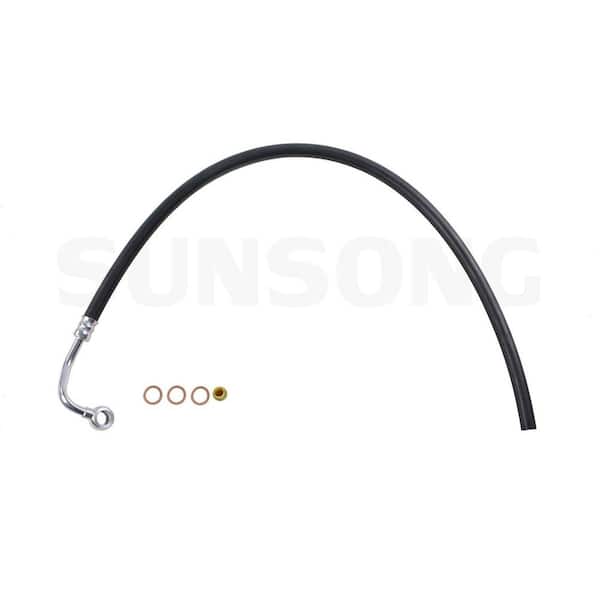 Sunsong Power Steering Return Line Hose Assembly - Gear To Pipe