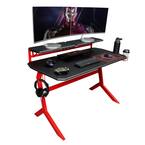 Techni Sport Stryker Gaming Desk with Headphone Holder & Shelving