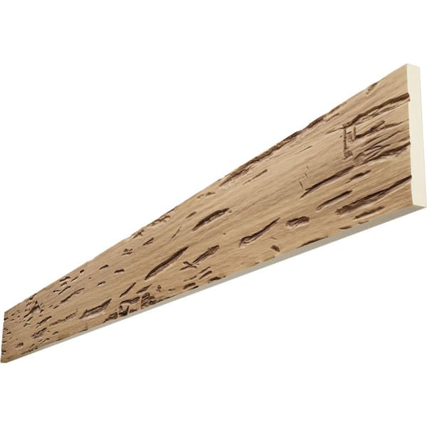 Endurathane 1 in. H x 12 in. W x 6 ft. L Pecky Cypress Buttercream Faux Wood Beam Plank
