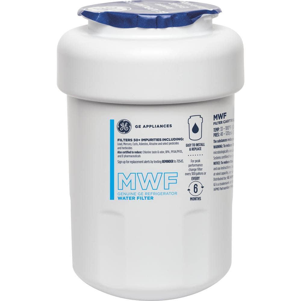 kulstof øverst Modsatte GE Genuine MWF Refrigerator Water Filter for GE MWF - The Home Depot