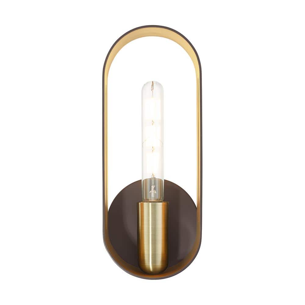 Meacham 5.125 in. 1-Light Bronze ADA Wall Sconce price history on PriceWatchPro