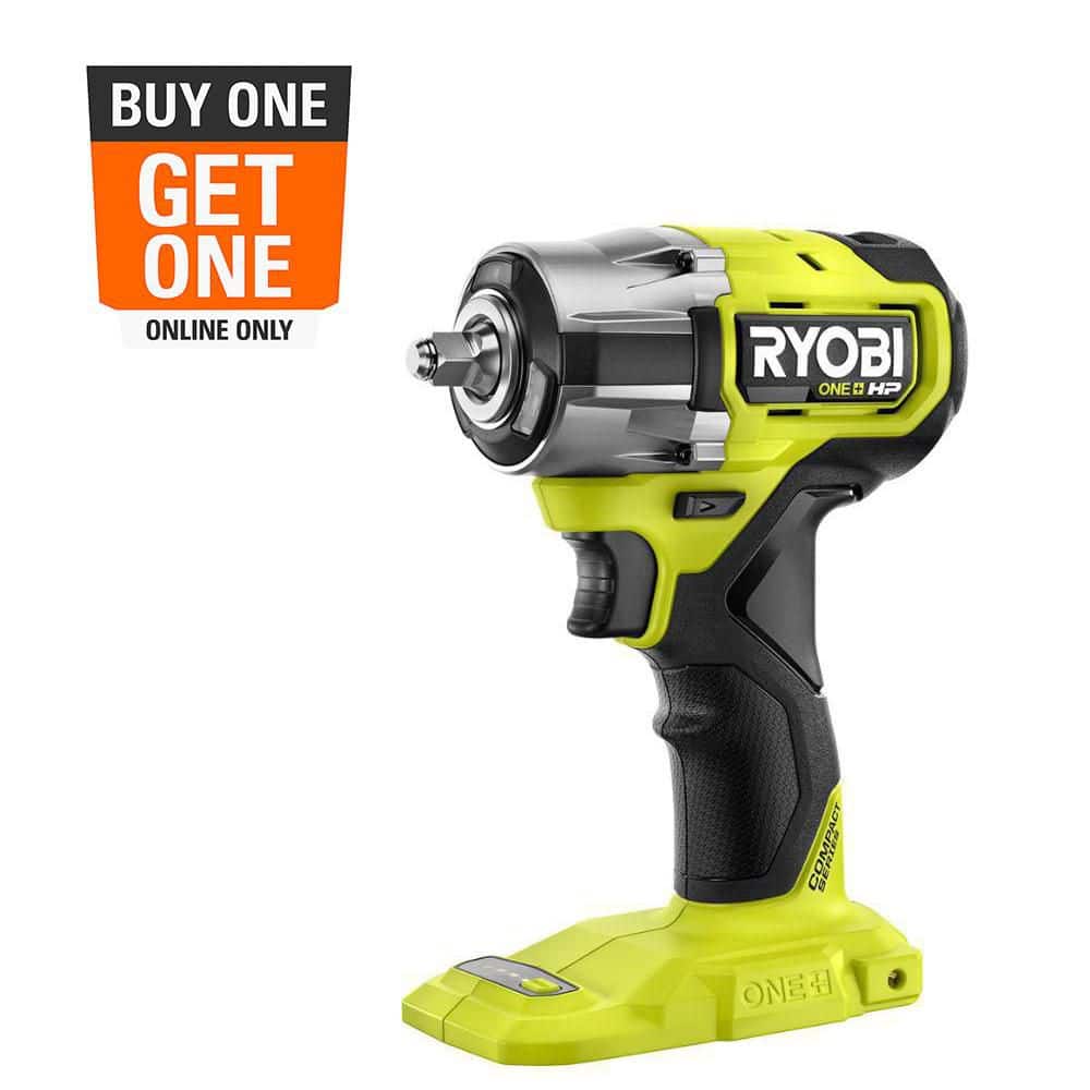 RYOBI ONE+ HP 18V Brushless Cordless Compact 3/8 in. Impact Wrench (Tool Only) (PSBIW02B)