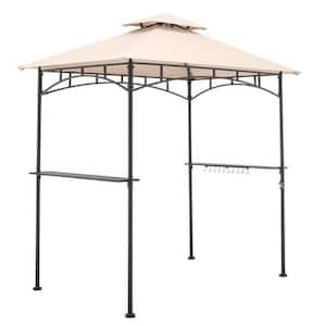 Replacement Canopy in Beige for Heathermoore 8 ft. x 5 ft. Grill Gazebo