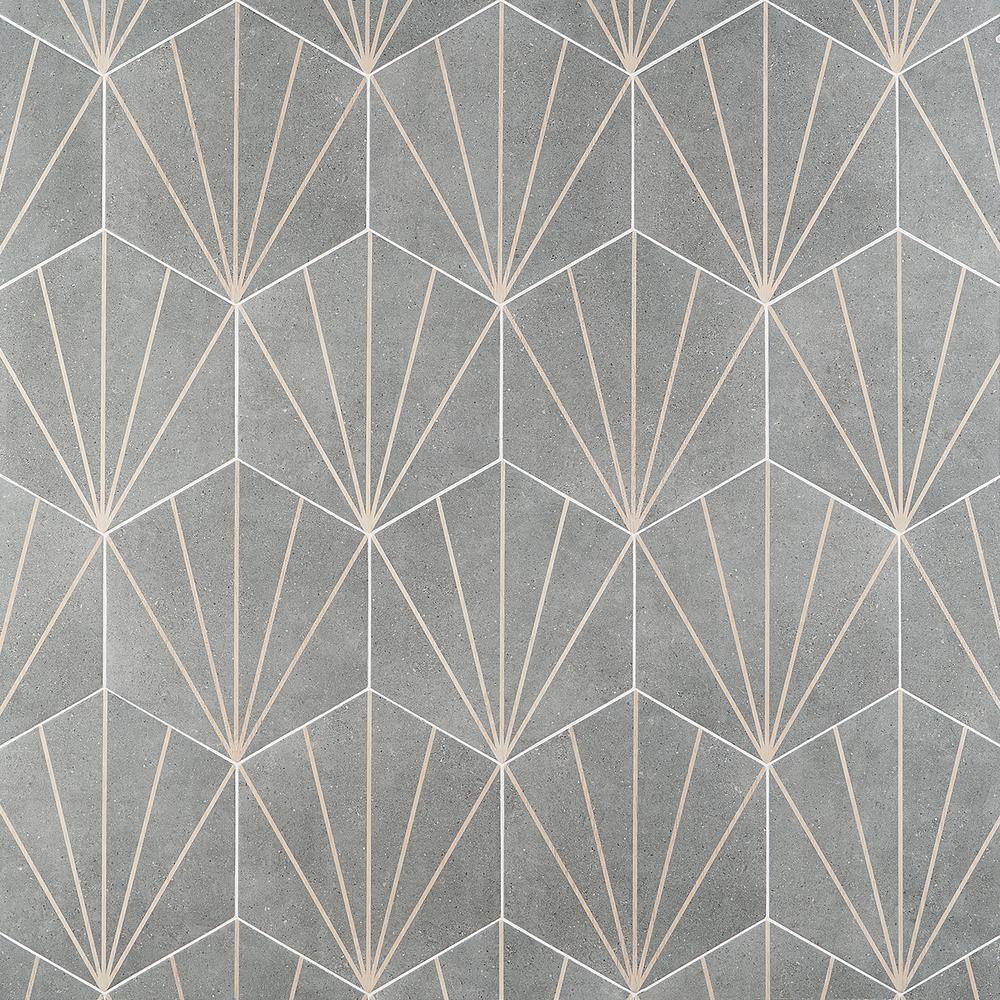 Klyda Beams Graphite 4 in. x 0.31 in. Matte Porcelain Tile Sample price history on PriceWatchPro