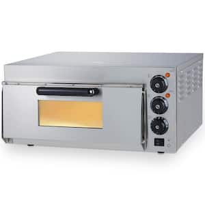 Electric Countertop Pizza Oven 16 in. 1700-Watt with Adjustable Temp and Time, Outdoor Pizza Oven