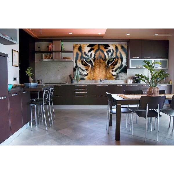 Ideal Decor 69 in. H x 45 in. W Tiger Wall Mural