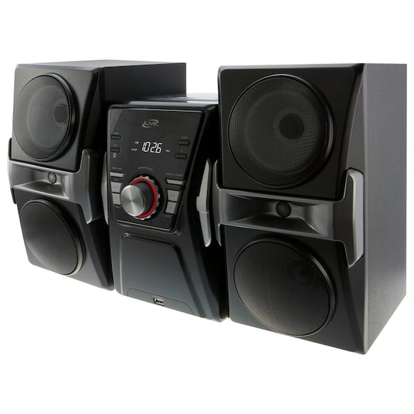 iLive Bluetooth Home Music System with CD/FM Tuner and LED Lights