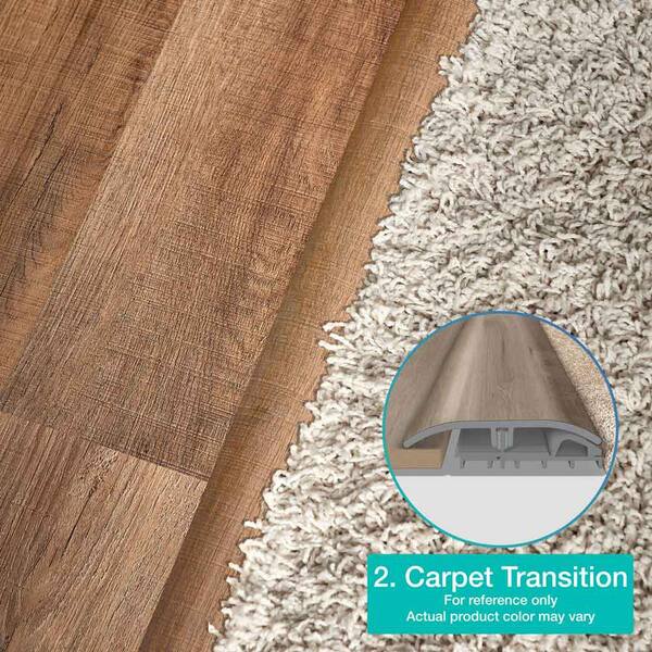 Partridge 0.31 in. T x 2 in. W x 78.7 in. L Vinyl 4-in-1 Molding Partridge 0.31 in. T x 2 in. W x 78.7 in. L Vinyl 4-in-1 Molding