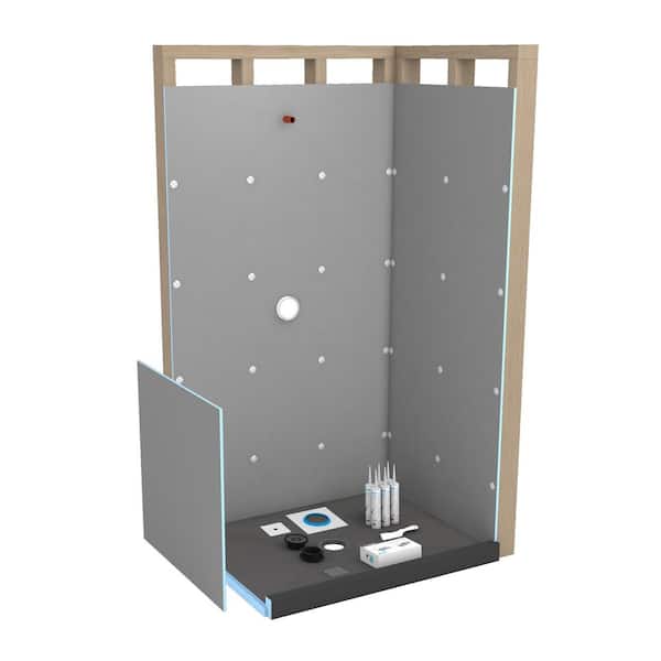 Fundo 48 in. W x 72 in. L Shower Kit
