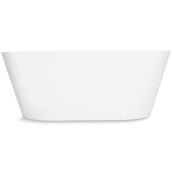 KOHLER Evok 66 in. x 30 in. Soaking Bathtub with Center Drain in