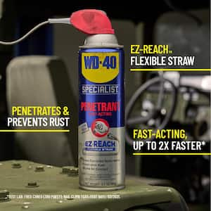13.5 oz. Penetrant with EZ-Reach, Fast-Acting Formula with Flexible Straw Spray