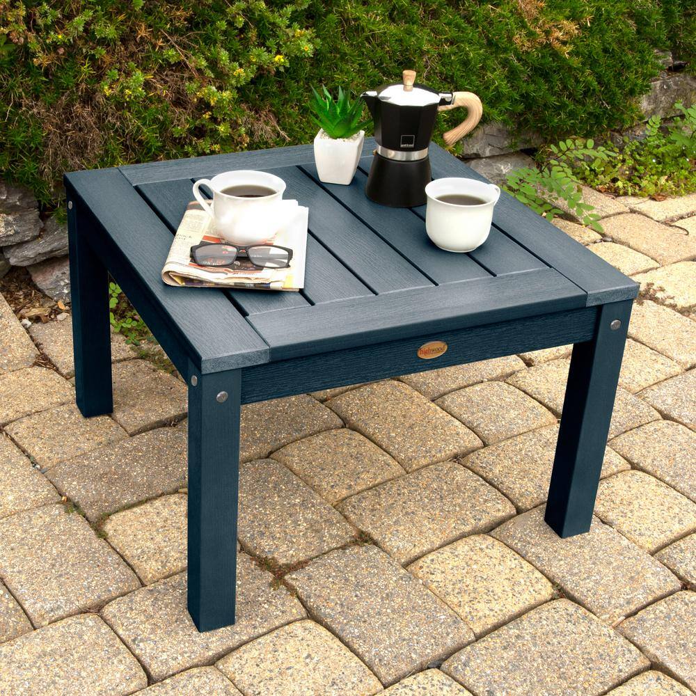 Federal Blue Adirondack 24" Side Table for Outdoor Relaxation