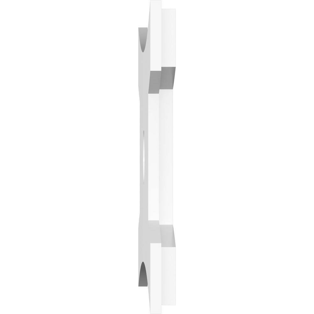 Haven White PVC Contemporary Ceiling Medallion