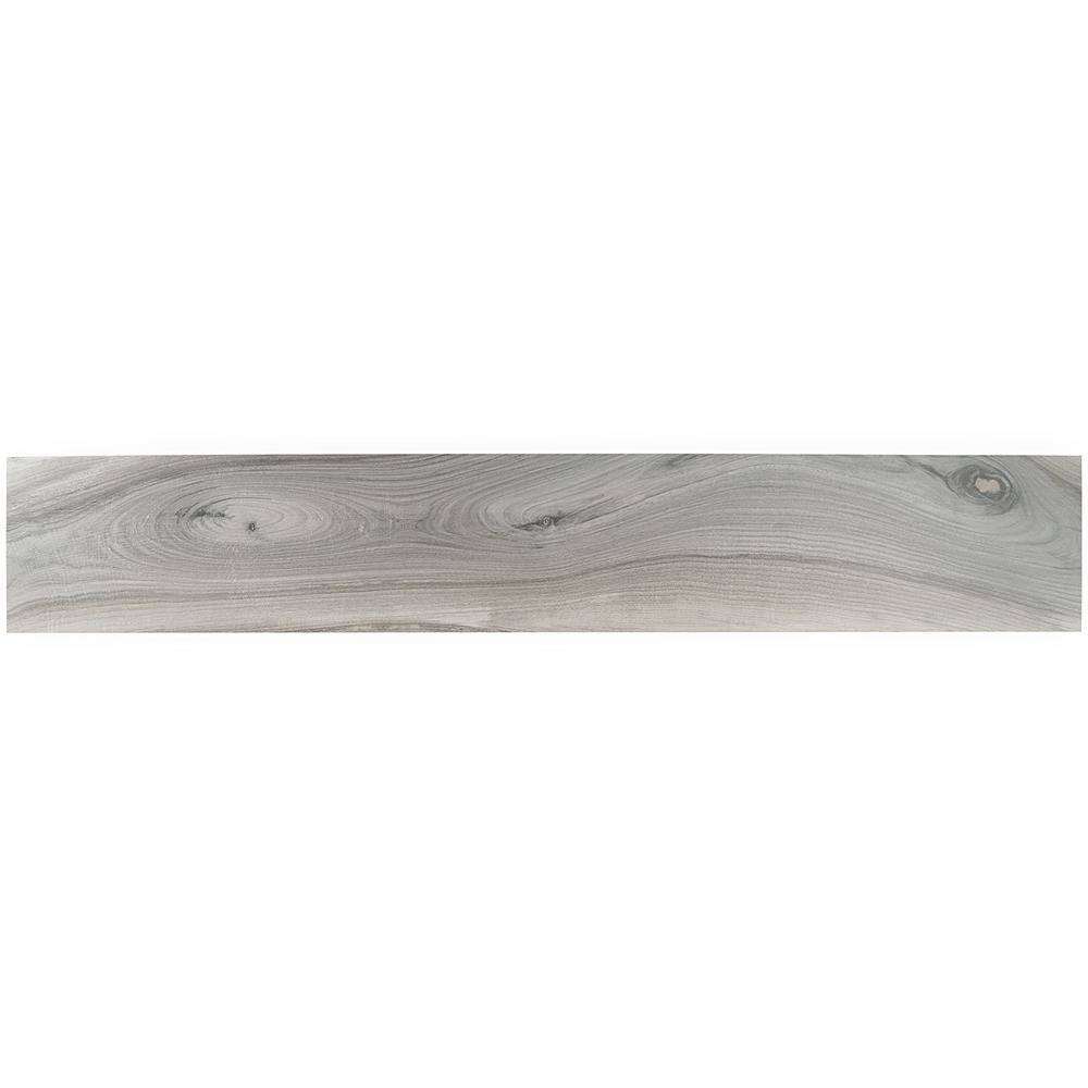 Peruvian Gray Matte Porcelain Wood Look Large Format Tile