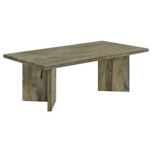 Andando 50 in. Mango Brown Rectangle Solid Wood Coffee Table